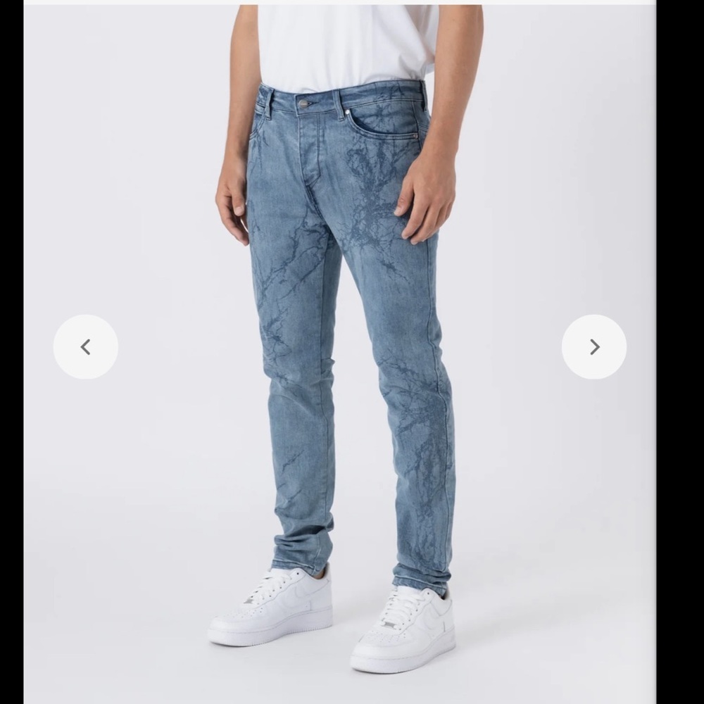 ZANEROBE Joe Blow Denim Blue Marble signature Jean fit MEN’S Size 31 BRAND NEW